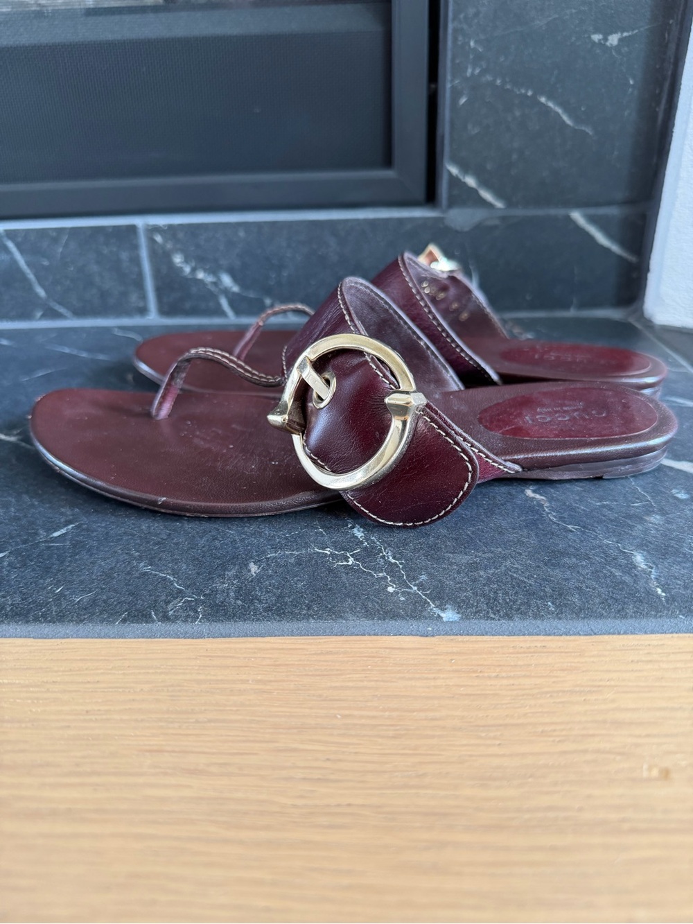 Gucci Horsebit Leather Sandals - Picture 5 of 11